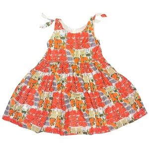 Pink Chicken Berries and Oranges Dress Size 6 New with No Tag